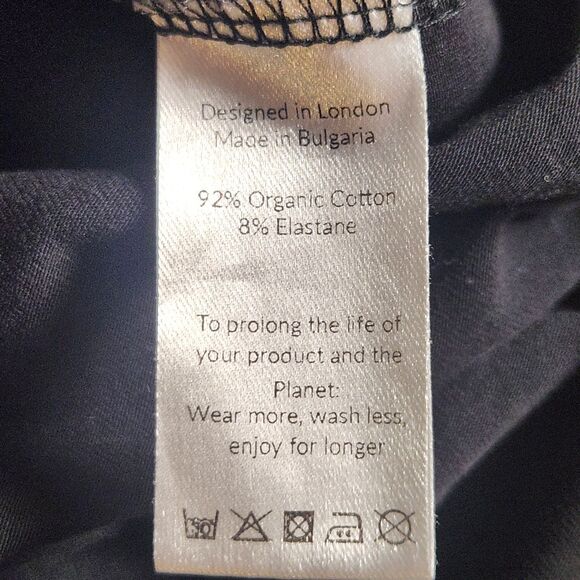 SAINT + SOFIA Womens Size 8 Black Short Sleeve Skull Dress - Picture 7 of 7